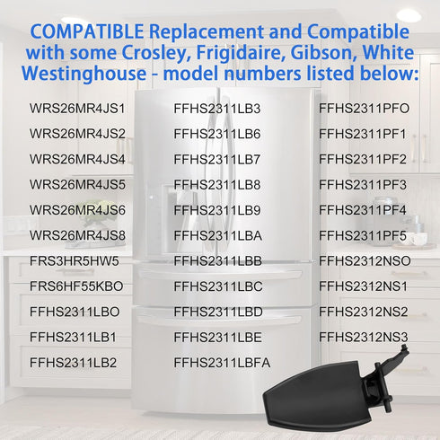 241682003 Dispenser Lever Replacement Parts for Frigidaire/Westinghouse/Kenmore (Black)