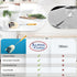 Alpine Cuisine Spatula with Wood Handle, 10-Inches Chrome Heat Resistant Kitchen Spatula for Cooking