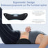 Ergonomic Memory Foam Lumbar Support Pillow, CMFY Breathable & Detachable & Washable, Lower Back Pillow for Office