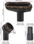 Vacuum Brushes 1.26inch Horse Hair Attachment, 5.9inch Floor Brushes with 1.06inch to 1.37inch Adapter for Household