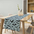Nitmbi 13x36inch Halloween Table Runner,Silhouette Black Bats Pattern Retro Table Runner for Coffee Table Dining Room