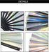 Frost Bite White Mint Fluid Hand Fan - Iridescent Festival Gear, Exclusive Rave Accessory
