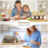 Spice Rack Organizer for Cabinet, 3 Tier Expandable Bamboo Storage for Kitchen Cabinet, Cupboard, Pantry