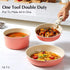 IKTU Removable Handle, Universal Pot Handle Replacement for Detachable Cookware, Cream White
