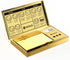 MAXUS Digital Gram Scale, 200g x 0.01g Capacity with Stylish Gold Plated Cover for Jewelry and Food Weighing