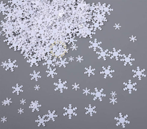 Christmas Snowflake Confetti Decoration - 1500pcs Snowflakes Frozen Party Confetti for Winter Wonderland Events