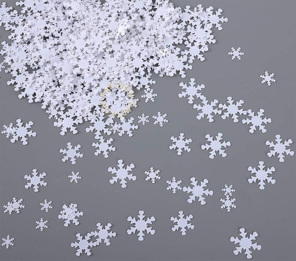 Christmas Snowflake Confetti Decoration - 1500pcs Snowflakes Frozen Party Confetti for Winter Wonderland Events