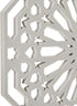 Mintrico Silicone Trivet Mat Pad for Hot Dishes, Set of Two (White & Grey Octagon)