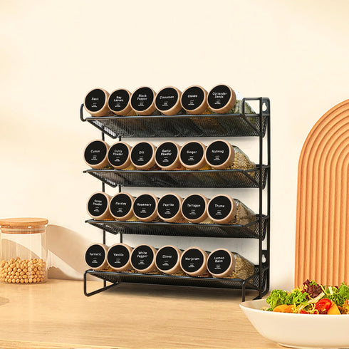 4 oz 24Pcs, 6 93 Set ComSaf Spice Jars with Label Glass Spice Jars with Extra Shaker Inserts and Labels, Seasoning