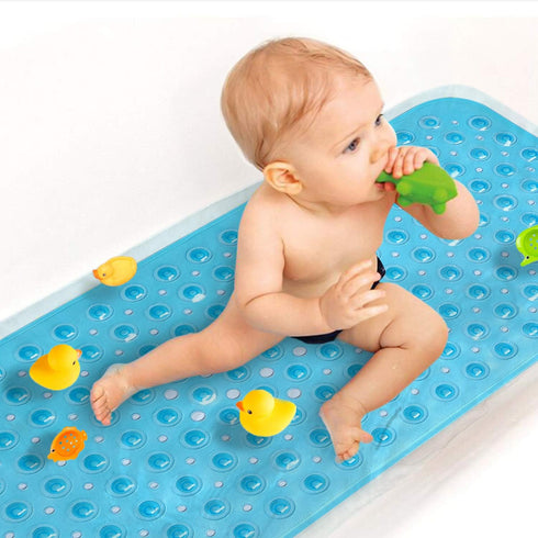 Upgrade Baby Bath Mat Non Slip Extra Long Bathtub Mat for Kids
