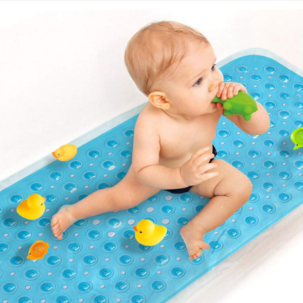 Upgrade Baby Bath Mat Non Slip Extra Long Bathtub Mat for Kids