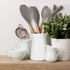 Kitchen Utensils Set, Non-Stick Silicone Cooking Utensils with Acacia Hard Wood Handle, 5 Piece