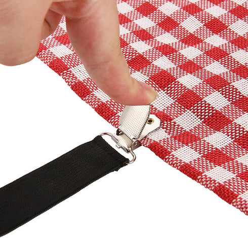 4Pcs RZJZGZ Bed Fitted Sheet Straps Clips Adjustable Crisscross Sheets Clip Holder Fasteners Suspenders for Mattress