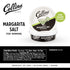 White Margarita Salt Rimmer for Cocktails, Glass Rimming Salt for Margarita, Bloody Mary, Manhattan Drinks, 6oz
