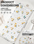 Cups,40 16 Inch LNOND Baby Bath Mat Non Slip,Kids Bath Mat for Bathroom,Dinosaurs Driving Excavator Shower Mat