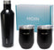 Hiciin Stainless Steel Wine Tumblers with Lid TWO 12oz & Insulated Wine bottle
