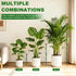 sanzkjic 5pack Adjustable Plant Support Pole Stackable Indoor/Outdoor Support Pole with Clamps, Suitable for Supporting