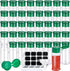 Supkiir Plastic Spice Jars, 50Pcs Spice Containers with Shaker Lids Bottles Seasoning Shaker