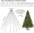 400 6.6FT 8 16 aneeway LED Christmas Tree Lights, Christmas Lights with Remote Control & Modes, String Lights