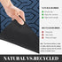 Yimobra Door Mat - All-Season Outdoor Indoor Sturdy Doormat for Home Entrance, Heavy Duty Non Slip, Blue 29.5 x 17 Inch