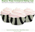 Regency Wraps Professional Grade Greaseproof Baking Cups, Pack of 40, Black/White Zebra