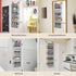 Over The Door Hanging Organizer, 5-Shelves and 10 Side Pockets for Bathroom and Bedroom Storage