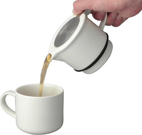 FORLIFE 14 Tea for One with Infuser ounces, White