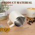 12oz Milk Frothing Pitcher, 304 Stainless Steel Cup with Clear Scale for Cappuccino Espresso Machine Accessories
