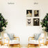 QIAOMICS Vintage Wall Art Prints, Rustic Aesthetic Farmhouse Poster, Flower Landscape Painting