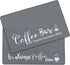 SHACOS Coffee Mat 2pcs 12x19 Inch Non-Slip Absorbent Rubber Coffee Bar Mats for Countertop Accessories