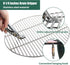 Set Grill Grate Lifter Gripper and Ash Tool for M/L Big Green Color Egg,Stainless Steel BBQ Ash Tool Poker and Ash Pan