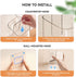3 Countertop/Kitchen/Office Toothbrush Holders for Bathrooms, Slots Detachable Toothbrush Holder Wall Mounted
