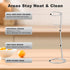 Powerful Milk Frother with Stand with Double Whisk, Handheld Electric Foam Maker, Hand Mixer Wand, Portable Mini Blender Foamer Stirrer for Coffee Creamer, Latte, Matcha,Hot Chocolate, Silver by PACAHO