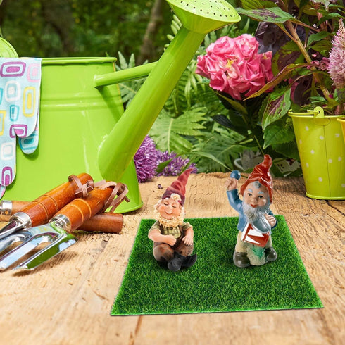KISEER 12 Pack 6 6 Inches Fairy Garden Grass x Miniature Artificial Craft Grass for Dollhouse Ornament DIY Decoration
