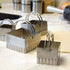 RSVP International Endurance Biscuit Cutters, Set of 4, Rippled Square, Stainless