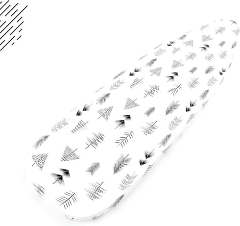 Encasa XO Ironing Board Cover and Pad 54"x15" - Black Arrow, Thick 3mm Felt Padding, Easy Fit, Scorch & Stain Resistant