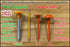 4 Pack Survey Marker - - Low Profile Survey Stakes (Hi-Vis Orange)