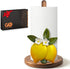 GAJ Lemon Paper Towel Holder - Lemon Decor for Kitchen Farmhouse Bathroom Countertop