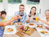 Bamboo Cheese Board and Knife Set, Wood Charcuterie Platter with Slid-Out Drawer for Wine, Meat & Crackers