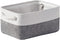 TheWarmHome Fabric Storage Basket for Shelves - 12x8x5.2 inch, 1 Pack Collapsible Storage Cubes for Closet Organizer