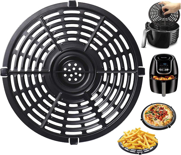 Air Fryer Replacement Grill Pan for Power Dash Chefman 5QT Air Fryers Non-Stick Crisper Plate (8.46in/5QT)