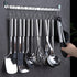 Berglander 38 Pieces Kitchen Utensils Set, Stainless Steel Cooking Utensils with Holder Rack and Hooks for Hanging,