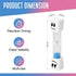 2 Minute Toothbrush Sand Timer for Kids - Set of 2 Small Hourglass in Blue and Pink Smiley
