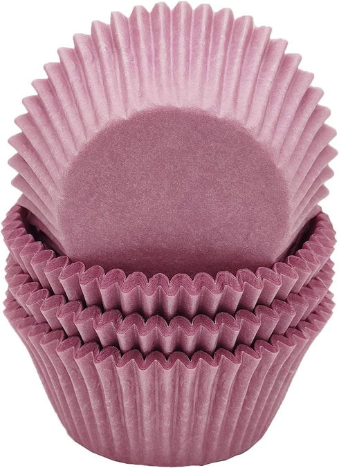 Premium Purple Greaseproof Cupcake Liners, 100-Count Standard Sized Muffin Paper Baking Cups