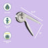 Chef'n EzSqueeze One-Handed Can Opener in Black and Meringue