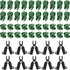 Zwish 50Pieces Adjustable Plant Trellis Connectors - Tomato Plant Cages Accessories for 11mm Plant Stake Connectors