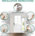 HOMEIDEAS Sidelight Curtains for Front Door, Thermal Insulated Privacy Door Shades, 1 Panel, Cream