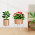 10"-16" 1 Pack) Heavy Plant Stand for Plant Pot Indoor Outdoor Corner, Adjustable Metal Heavy Duty for Large Pot (White