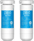 AQUA CREST XWF Refrigerator Water Filter, Replacement for GE® XWF, NSF Certified, 2 Filters