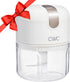 COOK WITH COLOR Wireless Food Chopper, 8 Oz, Effortlessly Chop Garlic, Ginger, Herbs, Creme